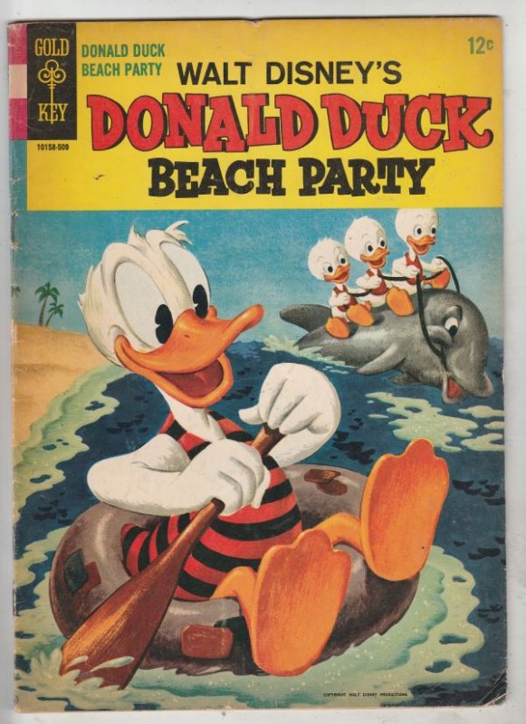 Donald Duck Beach Party #1 (Sep-65) FN- Mid-Grade Donald Duck