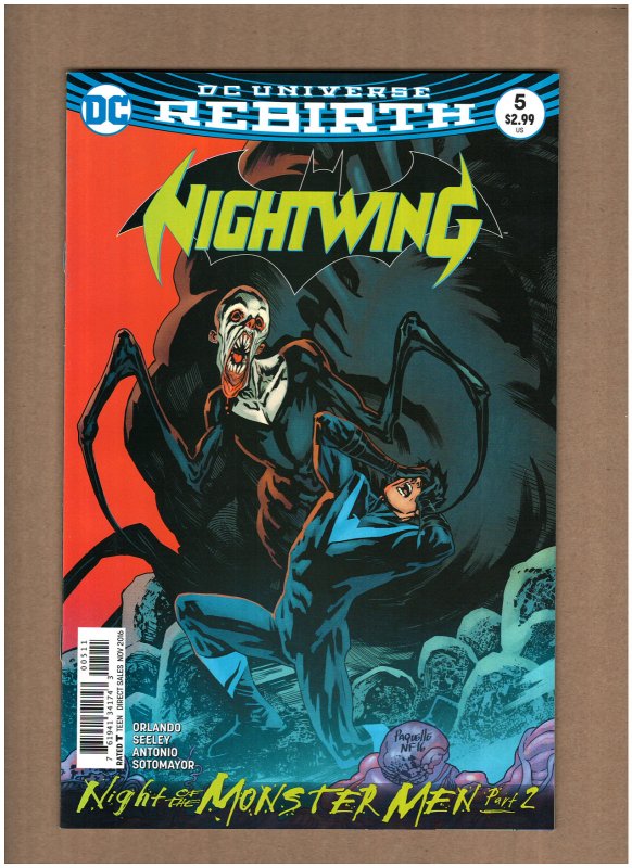 Nightwing #5 DC Comics Rebirth 2016 Paquette Variant NM- 9.2