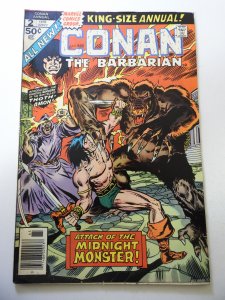 Conan the Barbarian Annual #2 (1976) FN Condition