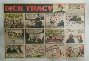 (52) Dick Tracy 1970 Sunday Pages by Chester Gould Size: 11 x 15 Complete Year !