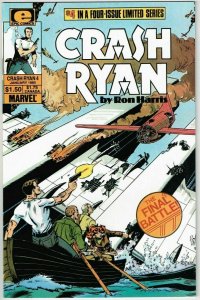 Crash Ryan #4 (1984) - 9.2 NM- *The Final Battle* Last Issue