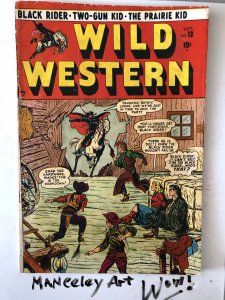 Wild Western 12, reader, great bondage/femme fatale,cvr stamped,piece of tape