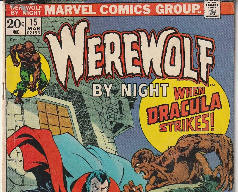 Werewolf By Night # 15 Dracula vs the Wolfman !