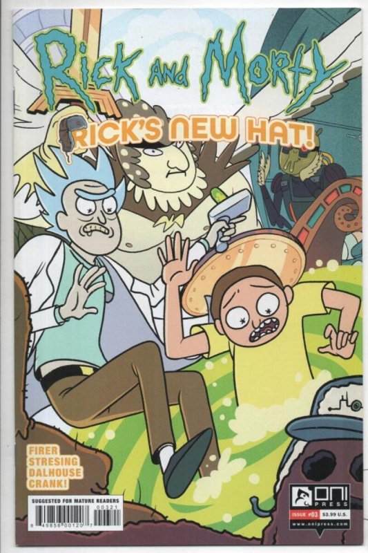 RICK and MORTY RICK'S NEW HAT #1 2 3 4 5 B, NM, Grandpa, Oni Press, 2001 1-5 set