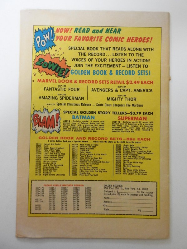 Fantastic Four #1 Golden Record Reprint Comic Only VG- Condition moisture stain