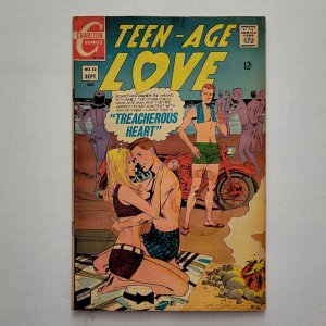 TEEN-AGE LOVE #60 VG+ (1968 Charlton) TREACHEROUS HEART Romance/Surfing Stories