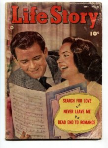 Life Story #42 1952- Golden Age Romance comic- Search For Love