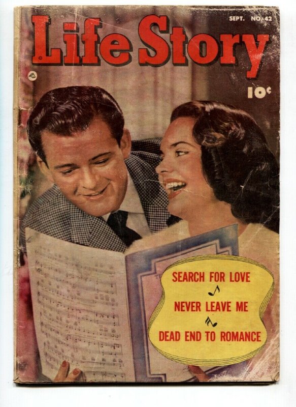 Life Story #42 1952- Golden Age Romance comic- Search For Love