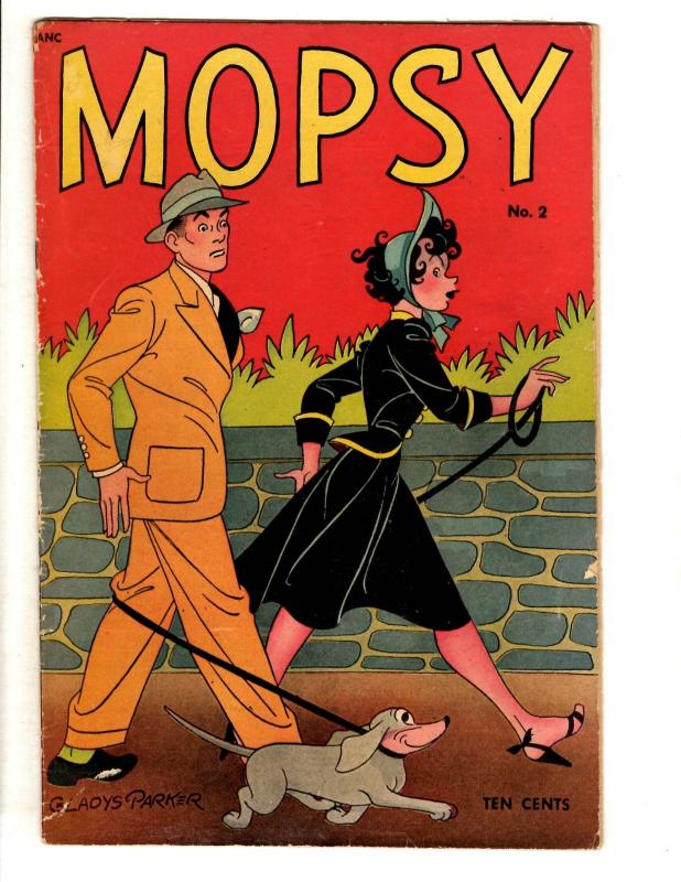 Mopsy # 2 FN- 1948 Golden Age Comic Book Gladys Parker St. John Comics JL11