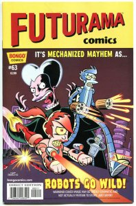 FUTURAMA #63, NM, Bongo ,Fry, Bender, Leela, Professor Farnsworth,more in store