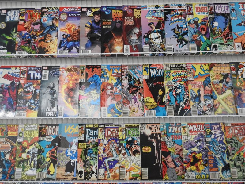 Huge Lot of 170+ Comics W/ Justice League, Iron Man, Dazzler! Avg. FN+ Condition