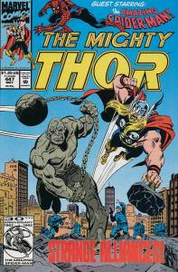 Thor #447 VF ; Marvel | Spider-Man Absorbing Man
