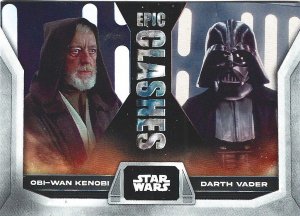 2023 Topps Star Wars Flagship Epic Clashes #EC-12 Obi-Wan Kenobi/Darth Vader