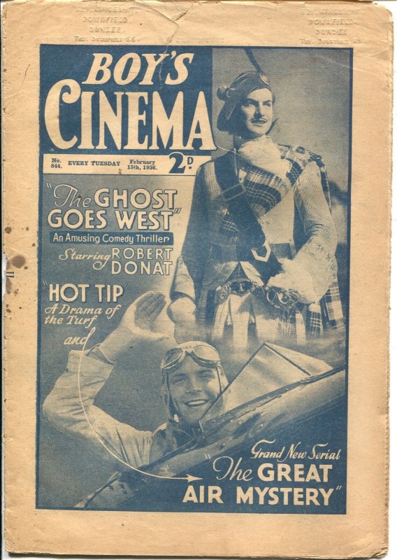 Boy's Cinema #844 1936-newspaper format-film novelization-Beery-FR/G