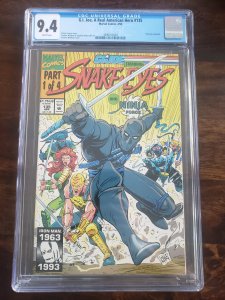 G.I. Joe A Real American Hero 135 CGC 9.4 Poly-bag removed