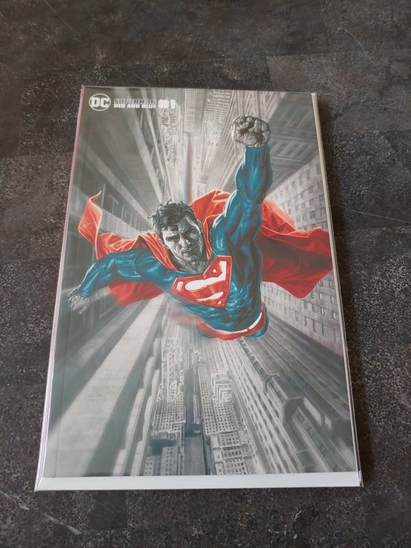 Superman Red and Blue #1 Bermejo Variant NM Gem Wow