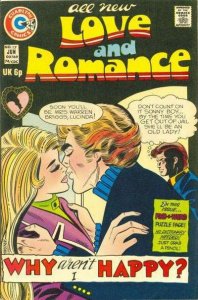 Love and Romance #17 VG ; Charlton | low grade comic June 1974 Kiss Cover