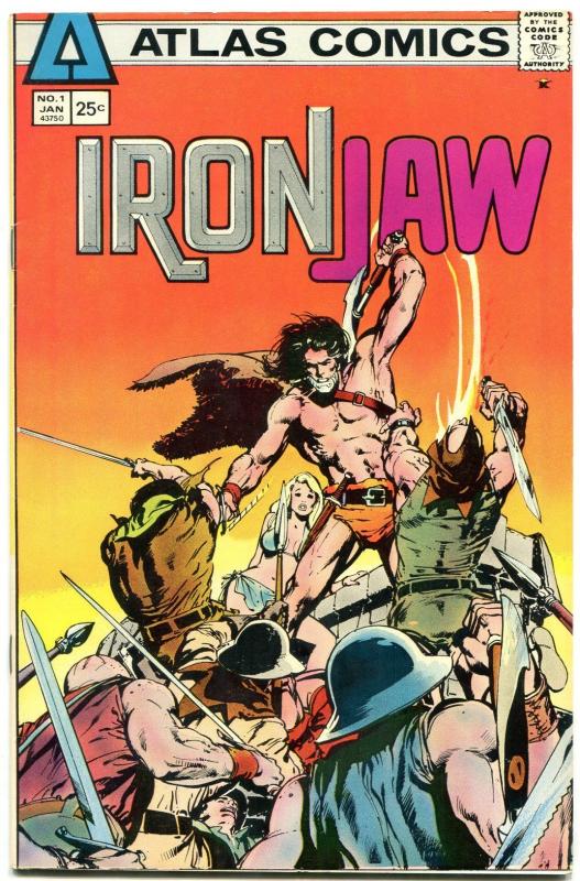 Iron Jaw #1 1975-NEAL ADAMS ART-Atlas Seaboard VF/NM