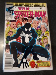 ​Web Of Spiderman #3 Giant Sized Annual NM EARLY BLACK COSTUME