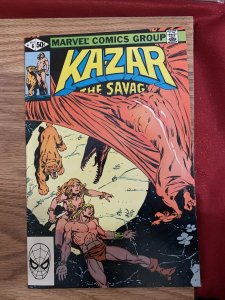 Ka-Zar the Savage #6 Sept 1981, Marvel Comic Book Shanna She Devil Dinosaur