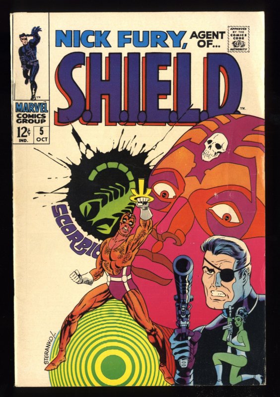 Nick Fury, Agent of SHIELD #5 FN- 5.5