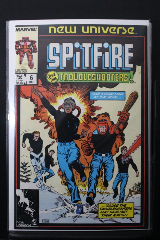 Spitfire and the Troubleshooters #6 Direct Edition (1987)