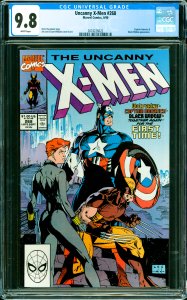 Uncanny X-Men #268 CGC Graded 9.8 Captain America & Black Widow appearance.