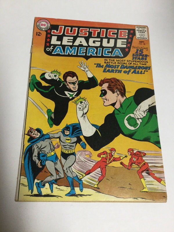 Justice League Of America 30 Vg+ Very Good+ 4.5 Top Staple Punched DC SA