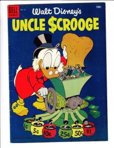 Uncle Scrooge, Walt Disney #10 (Jun-55) FN+ Mid-Grade Uncle Scrooge
