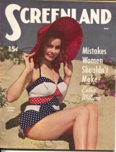 ScreenLand-Jeanne Crain-Esther Williams-Alan Ladd-Betty Grable-July-1951