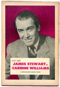 Fawcett Movie Comic #19 1952- Carbine Williams- James Stewart VG