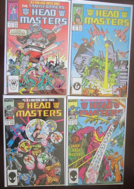 Headmaster Comics Set # 1 - 4 - 8.0 VF - 1987