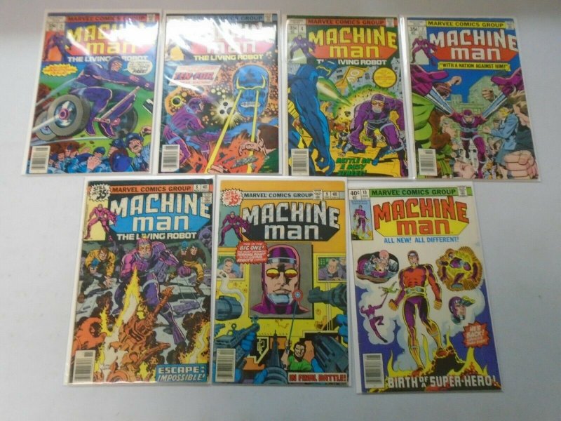 Machine Man lot 13 different from #2-16 avg 5.0 VG FN (1978-80)