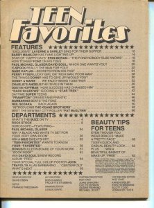 Teen Favorites-Neil Sedaka-Barry Manilow-Donny Osmond-David Soul-Apr-1977
