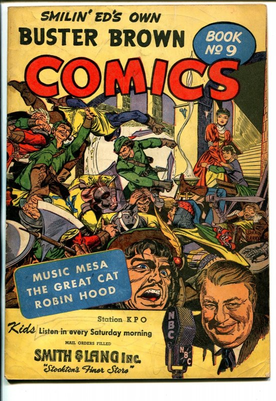 Buster Brown  #9 1947-Robin Hood cover-Egyptology story-VG