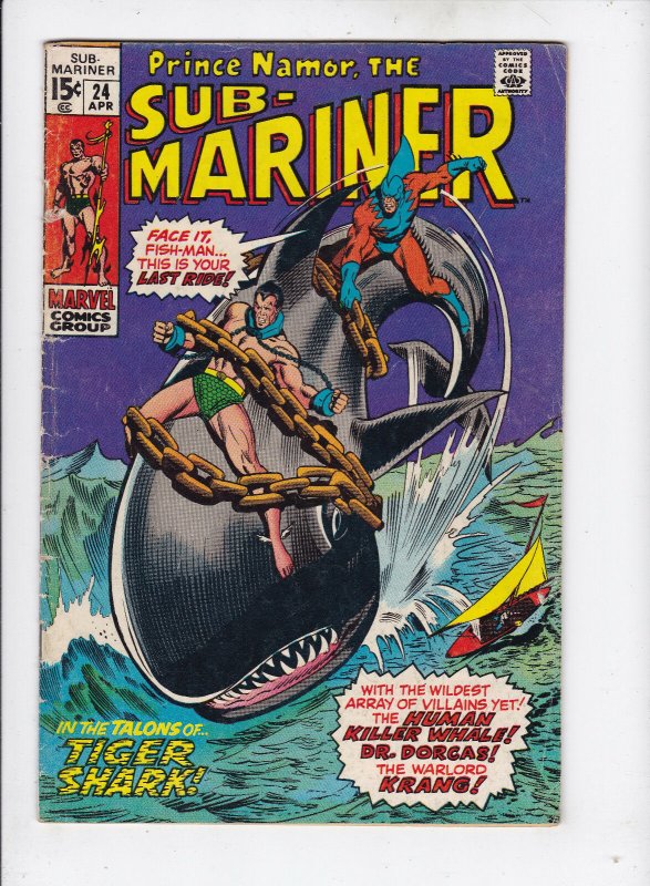 SUB-MARINER #24 VG TO VG+