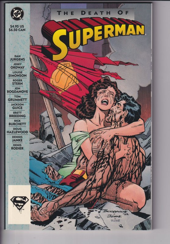 SUPERMAN DEATH OF SUPERMAN TPB (1993) First Edition. Nice NM 9.4