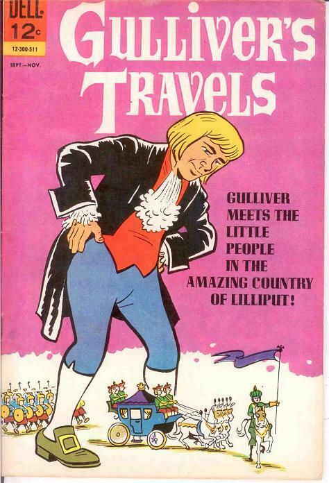 GULLIVERS TRAVELS 1 VF  Sept.-Nov. 1965 COMICS BOOK