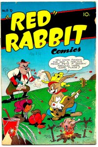 RED RABBIT #8 (Fall1948) 5.0 VG/FN  Great Harvey Eisenberg Art Throughout!