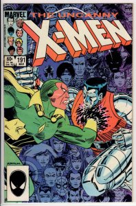 Uncanny X-Men #191 Direct Edition 7.5 VF-