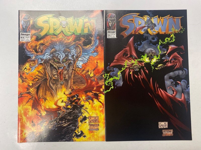 4 Spawn IMAGE comic book #53 54 55 56 102 MS10
