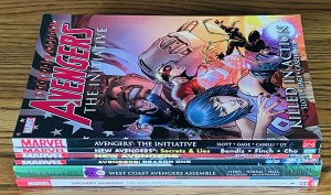 LOT OF 6 AVENGERS TPBs & HC BOOKS: Uncanny West Coast New Secret Invasion Marvel