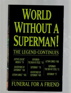 Superman # 75 NM 4th Print DC Comic Book Doomsday Death Of Superman Key J450