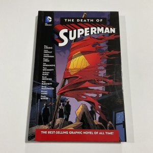 Death Of Superman Hardcover Tpb Near Mint Nm Signed Rick Burchett DC Comics