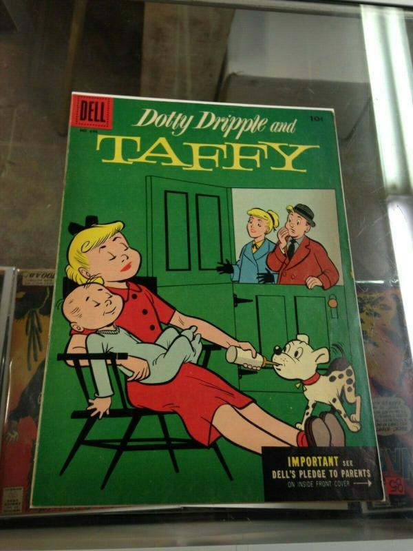 Dell Four Color 646 Dotty Dripple and Taffy (#1) VG/VG+ (Sept. 1955)