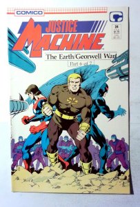 Justice Machine #24 (1988) Comico Comics 1st Print Comic Book