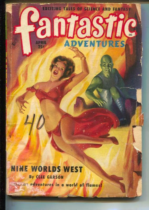 Fantastic Adventures-Pulp-4/1951-Clee Garson-Rog Phillips