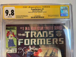 Transformers (1984) # 1 (CGC 9.8 SS) 1st App | CPV | Signed & Sketch Sienkiewicz