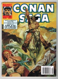 Conan Saga #62 Newsstand Edition (1992)   NEWSSTAND COPY