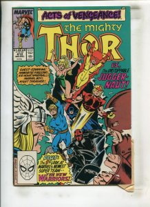 THOR #412 (8.0) 1ST NEW WARRIORS!! 1989